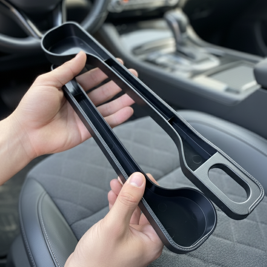 Car Seat Gap Fillers And Organizers �Space-Saving Car Accessory For Storing Essentials (Random Colors)