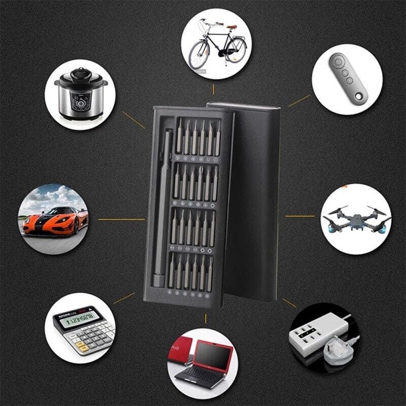 24 In 1 Screwdriver Bit Set Magnetic Disassembly Tool Durable Compact And Versatile Repair Kit For Daily Use