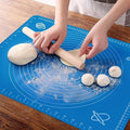 Silicone Roti Mat | Large Size 50x40cm Silicon Roti Mat For Kitchen |  Non-stick Baking Mat Kneading Dough Pad (Random Color)