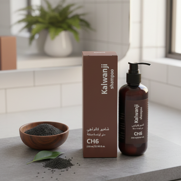 Kalwanji CH6 Black Seed Revitalizing Shampoo �50ml Nutrient-Rich Formula for Hair Strength & Shine