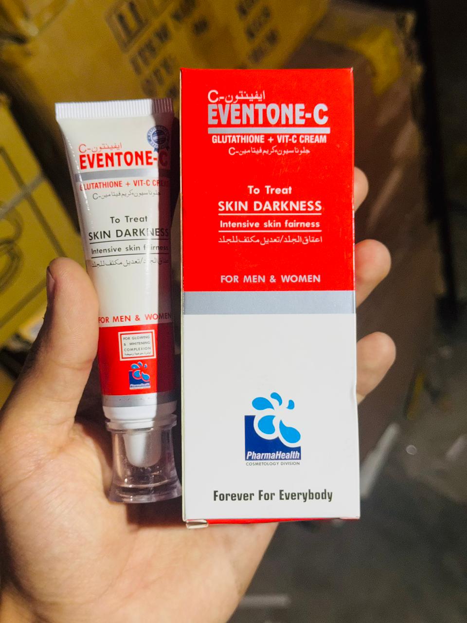 Eventone-C Cream | L-Glutathione + Vitamin C | 10 g | Treats Skin Darkness & Pigmentation