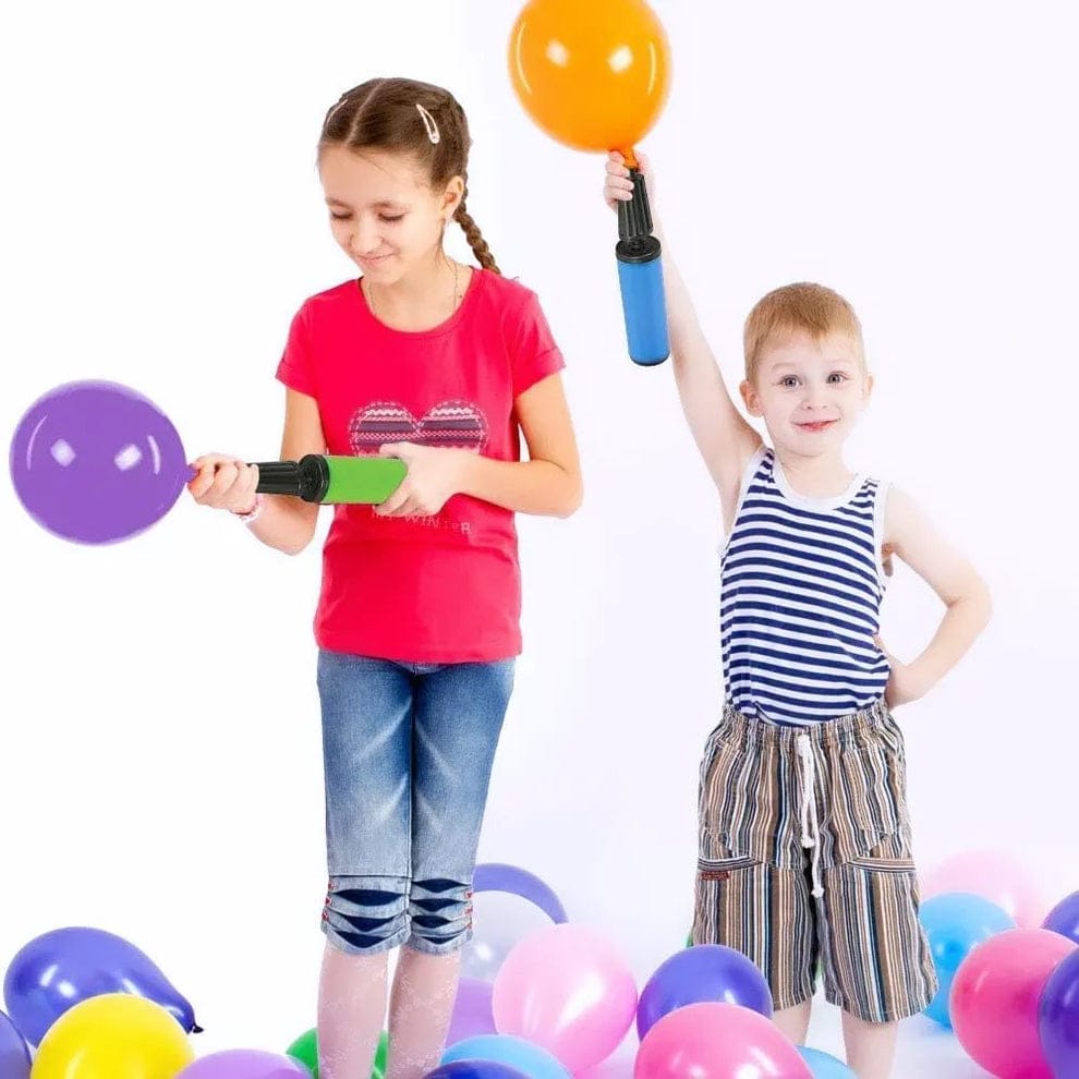 1Pc Air Inflator Portable Hand Held Birthday Party Balloon Pump (Random Colour)