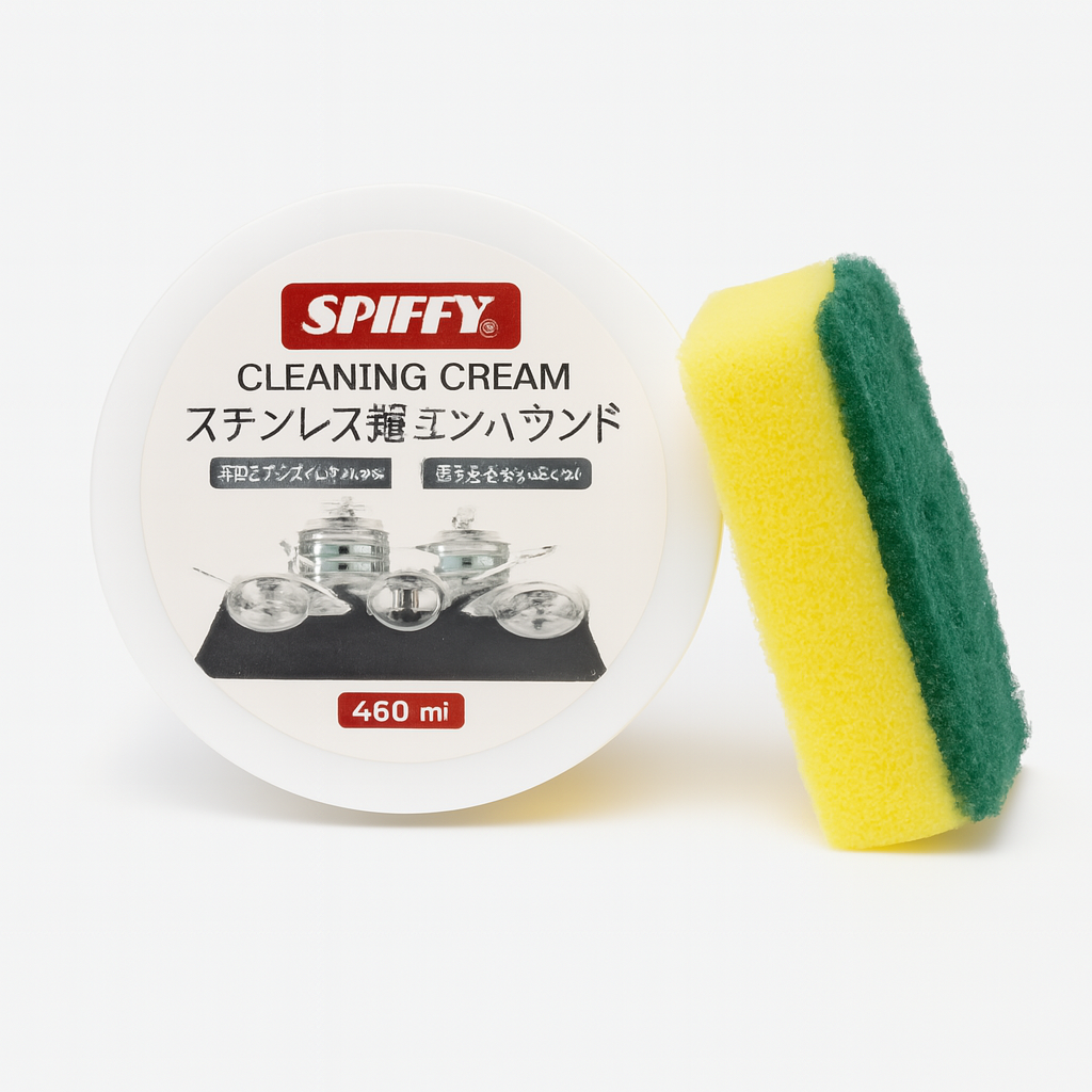 Spiffy Stainless Steel Cookware Cleaning Cream �400ml Powerful Kitchen Utensil & Cookware Cleaner