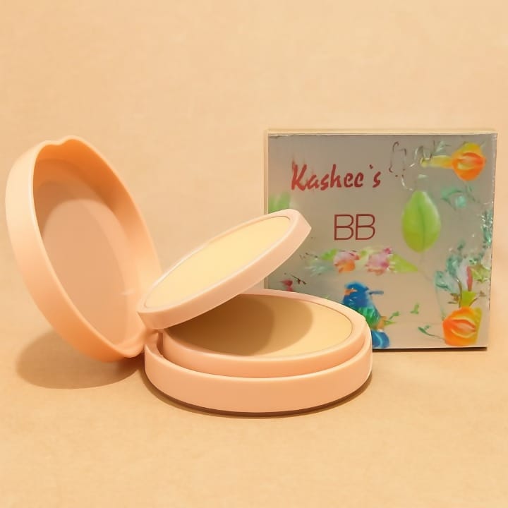 Kashees 2 In 1 Face Powder 110g �Dual Coverage Foundation & Setting Powder with Smooth Matte Finish, Long-Lasting Oil Control Formula for Flawless Everyday Makeup