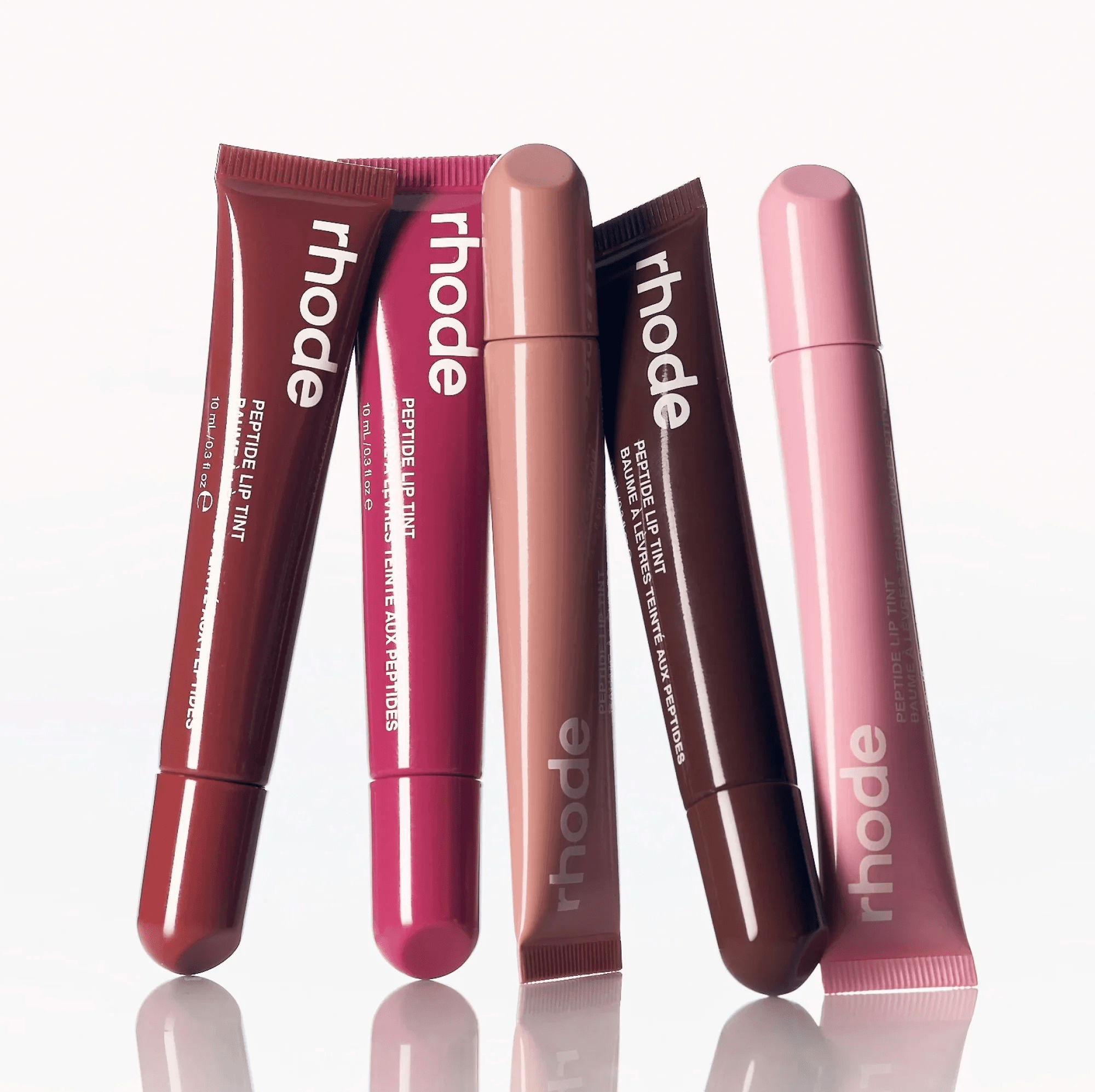 Rhode Peptide Lip Tint �Hydrating Glossy Lip Balm Pack of 6 (Random Color)