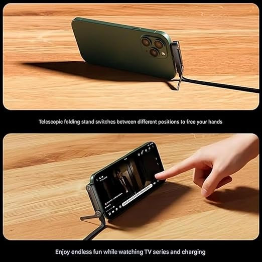 240W Type-C to Type-C Fast Charging Cable with Adjustable Stand �1.5M PD 3.1 90? Elbow Gaming Cable