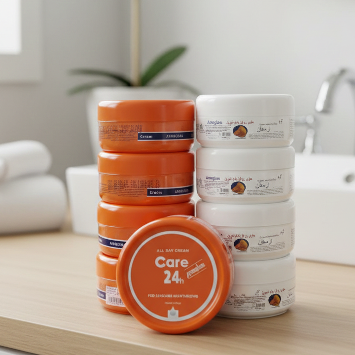 Armghan All Day 24 Hr Moisturizing For All Skin Type Providing Long Lasting Hydration Gentle Care - 140ML | Almond
