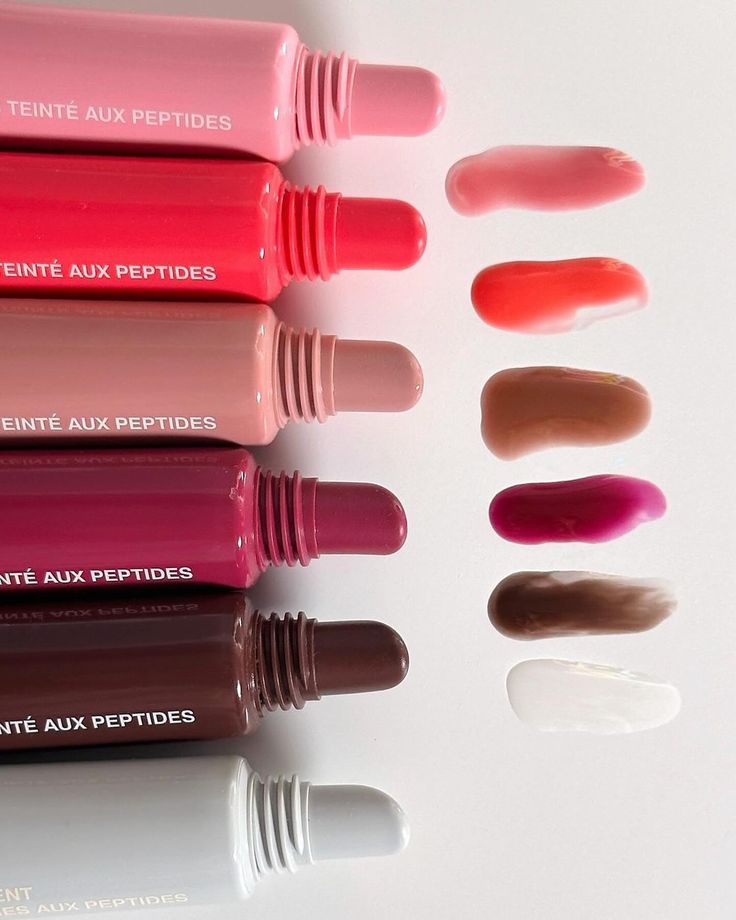 Rhode Peptide Lip Tint �Hydrating Glossy Lip Balm Pack of 6 (Random Color)