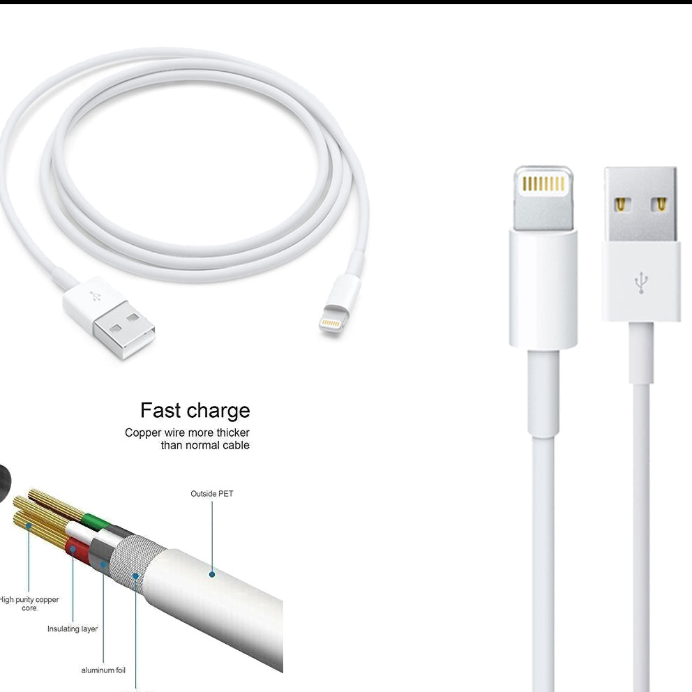 Apple Lightning to USB Cable for iPhone, iPad & iPod �Fast Charging & Data Sync Cable