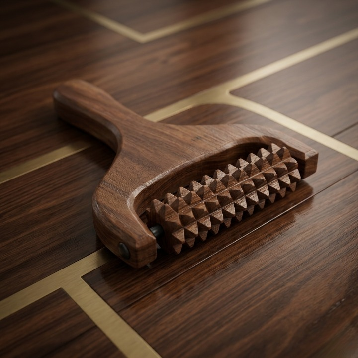 Handcrafted Wooden Scalp, Head, Neck, and Shoulder Massager �Reflexology & Acupressure Roller