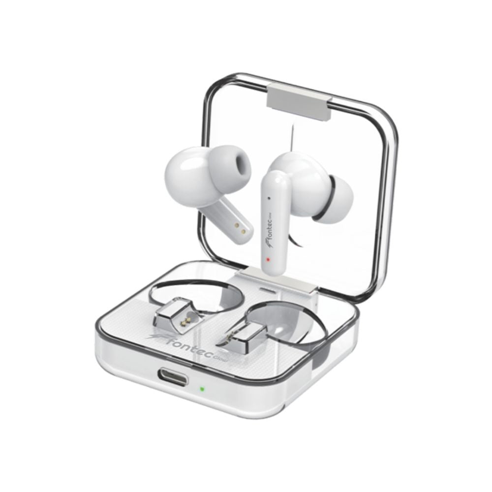 Fontec Glow Airbuds �ENC Gaming Wireless Earbuds with Deep Bass & LED Display