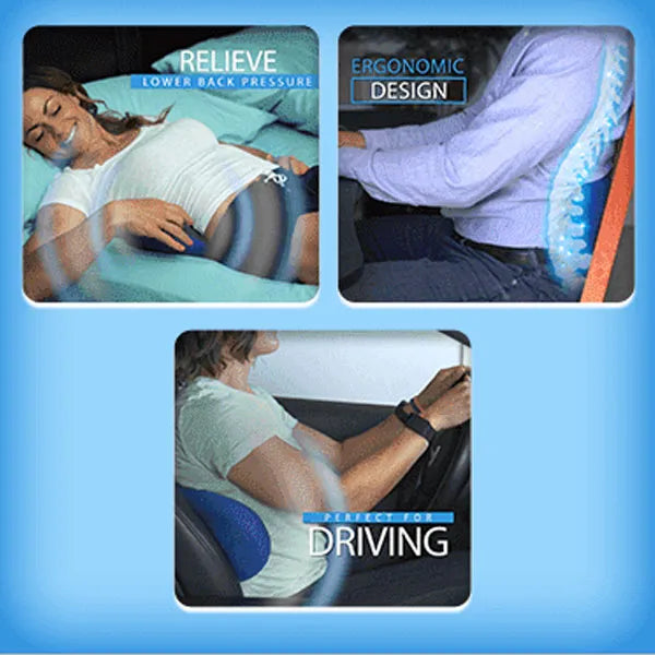 Comfy Curve Back Pain Relief Cushion Ergonomic – photo 2