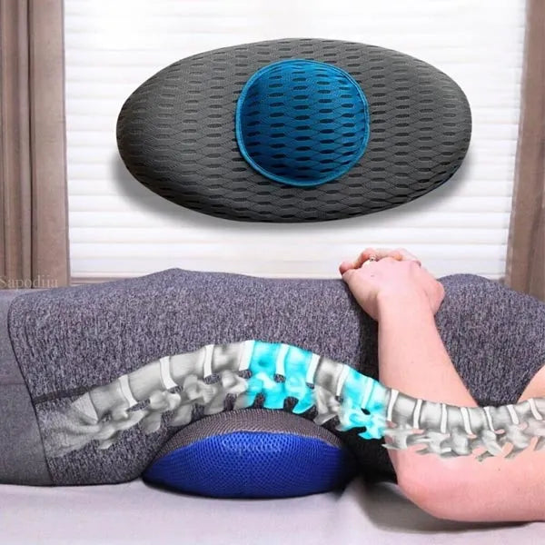 Comfy Curve Back Pain Relief Cushion Ergonomic Support For Comfortable Sitting