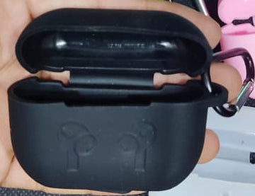 High Quality Soft Silicone Airpod Pro Case With Lock Rid (Random Color)