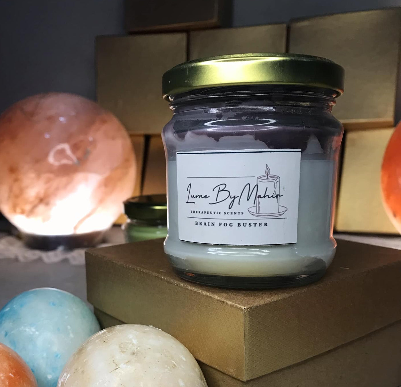 Brain Fog Buster Smell the Espresso, No More Depresso! �Handcrafted Soy Wax Coffee Scented Candle - 100gm
