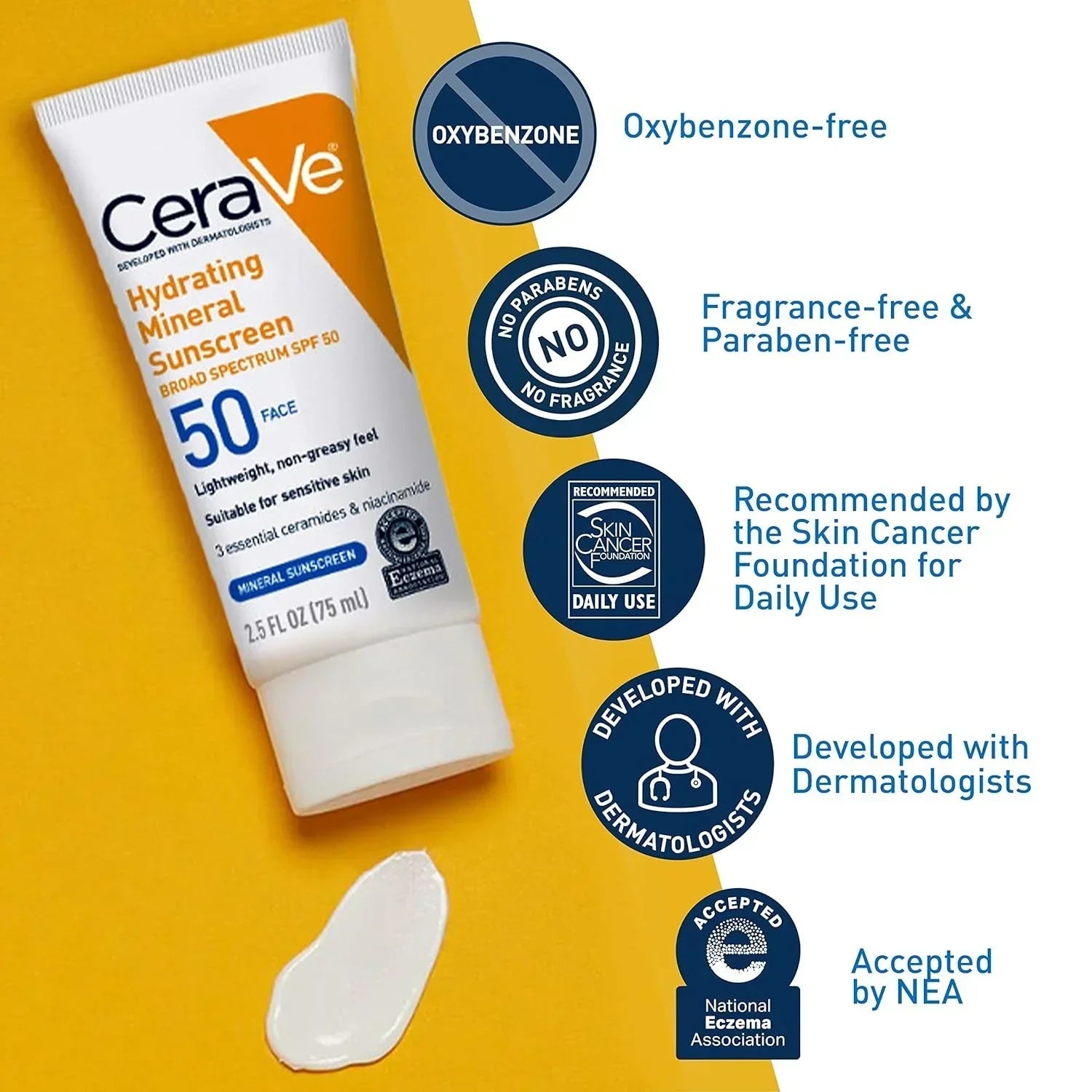 CeraVe 4-in-1 Skincare Bundle: Night Cream, Sunblock, Cleanser &amp; Serum for Radiant Skin