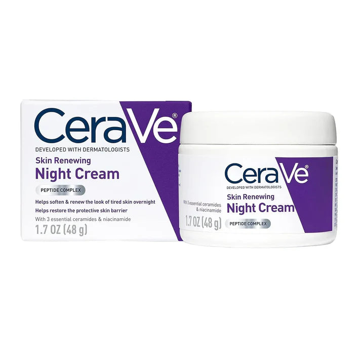 CeraVe 4 in 1 Skincare Kit Night Cream, Sunblock, Cleanser &amp; Serum for Radiant Skin