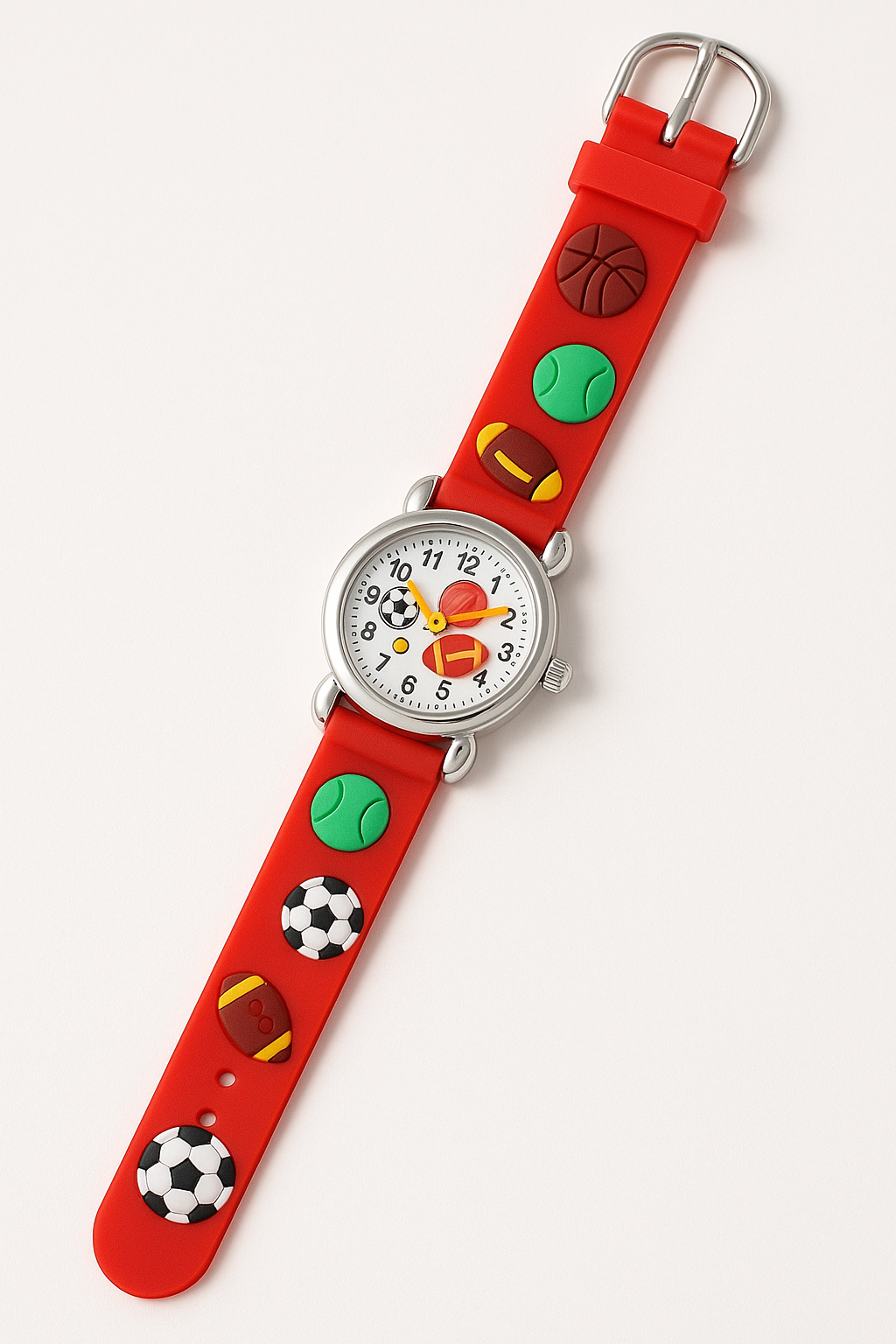High Quality Cute Football Cartoon Children Watch – photo 3