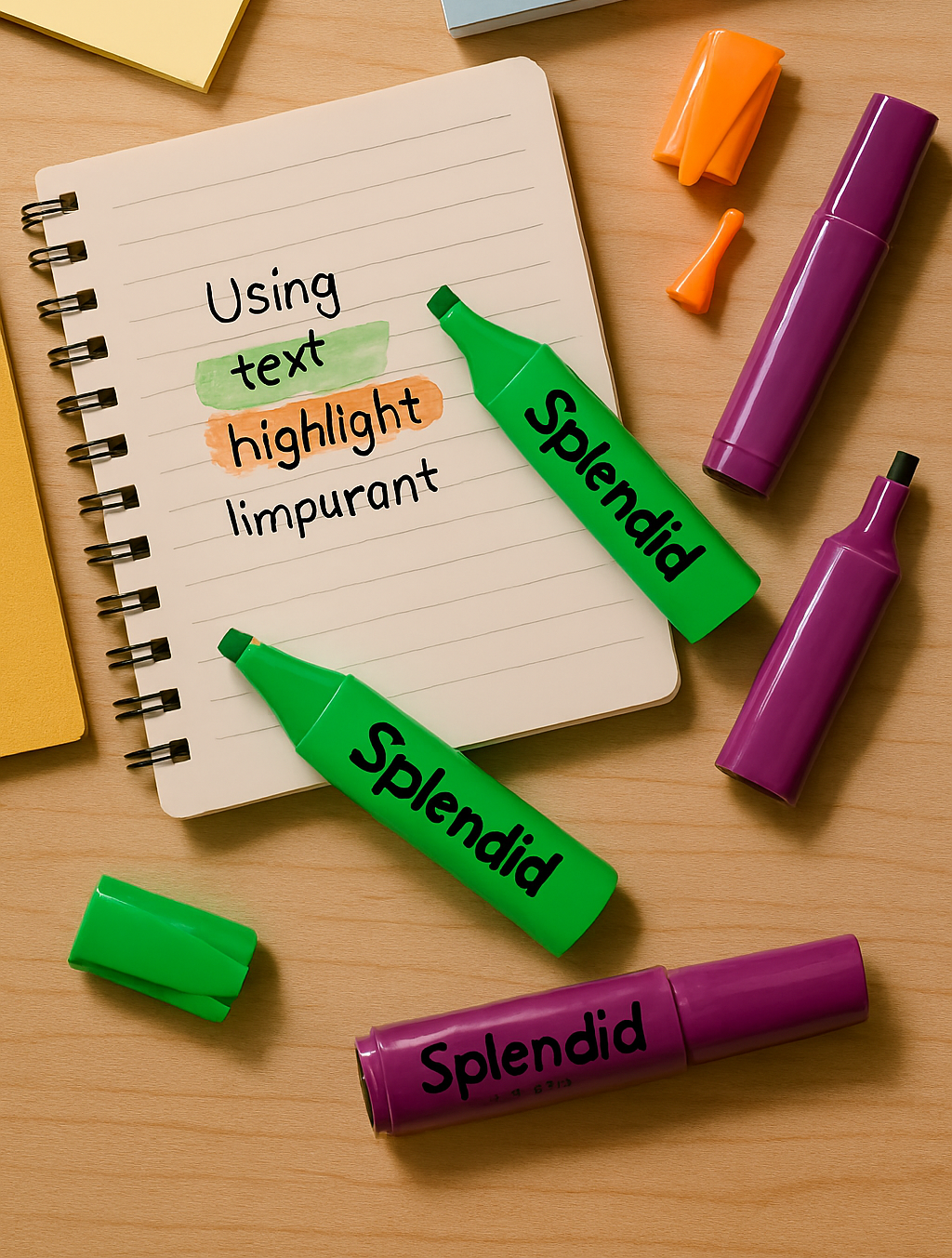 Pack of 3 Highlighters �Vibrant, Long-Lasting, Smooth Ink for Study, Office &amp; Creative Use
