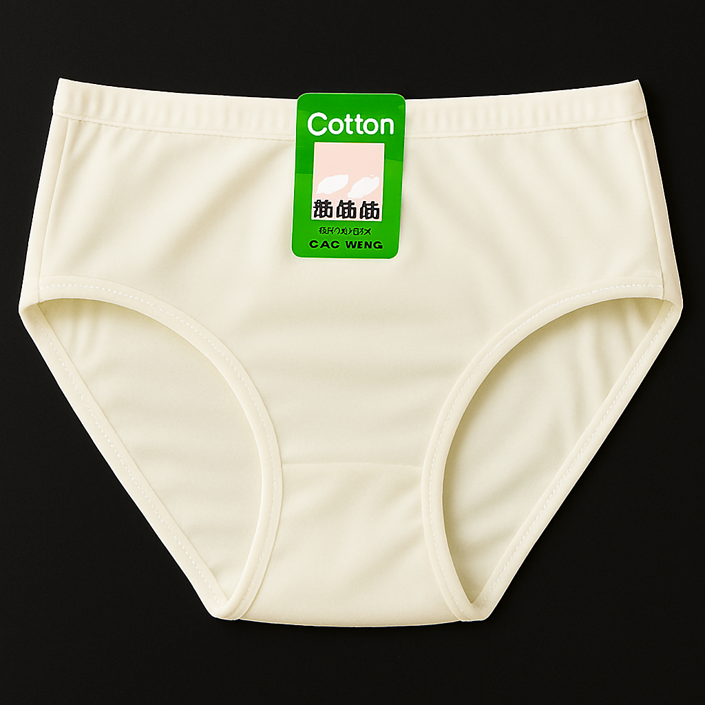 Jersey Plain Panties for Women �Soft, Comfortable &amp; Lightweight Everyday Underwear, Available in Sizes S, M, L (Beige) - Small