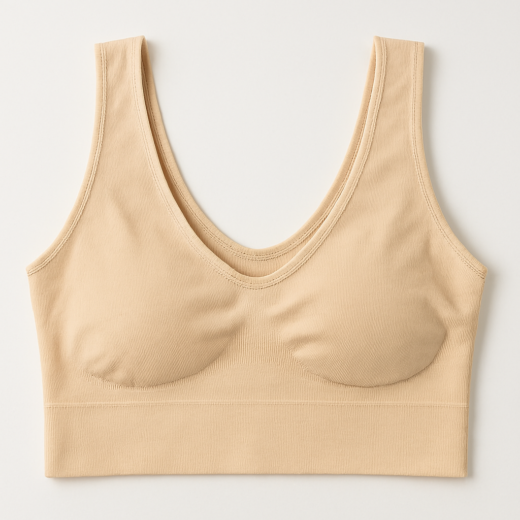 Ladies Air Bra �Soft Jersey Fabric, Plain Non-Padded Design, Comfortable &amp; Lightweight Everyday Wear Lingerie in Skin Color ( Stretchable Size )