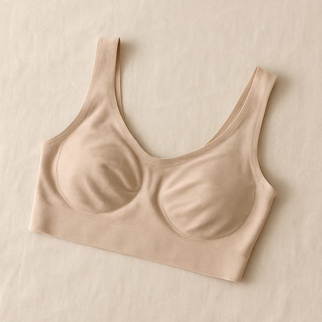 Ladies Air Bra �Soft Jersey Fabric, Plain Non-Padded Design, Comfortable &amp; Lightweight Everyday Wear Lingerie in Skin Color ( Stretchable Size )