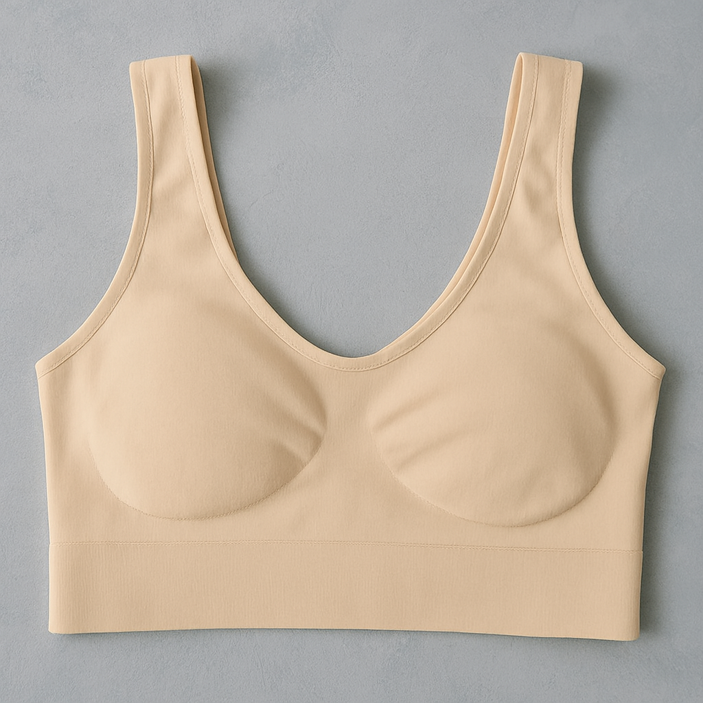 Ladies Air Bra �Soft Jersey Fabric, Plain Non-Padded Design, Comfortable &amp; Lightweight Everyday Wear Lingerie in Skin Color ( Stretchable Size )
