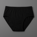 Jersey Plain Panty for Women �High Quality Soft &amp; Lightweight Fabric, Black (S, M, L) - Small