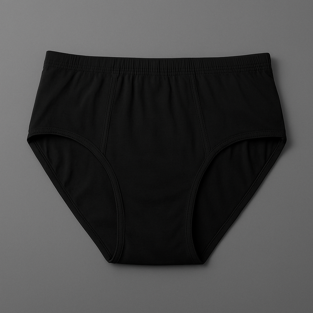 Jersey Plain Panty for Women �High Quality Soft &amp; Lightweight Fabric, Black (S, M, L) - Small