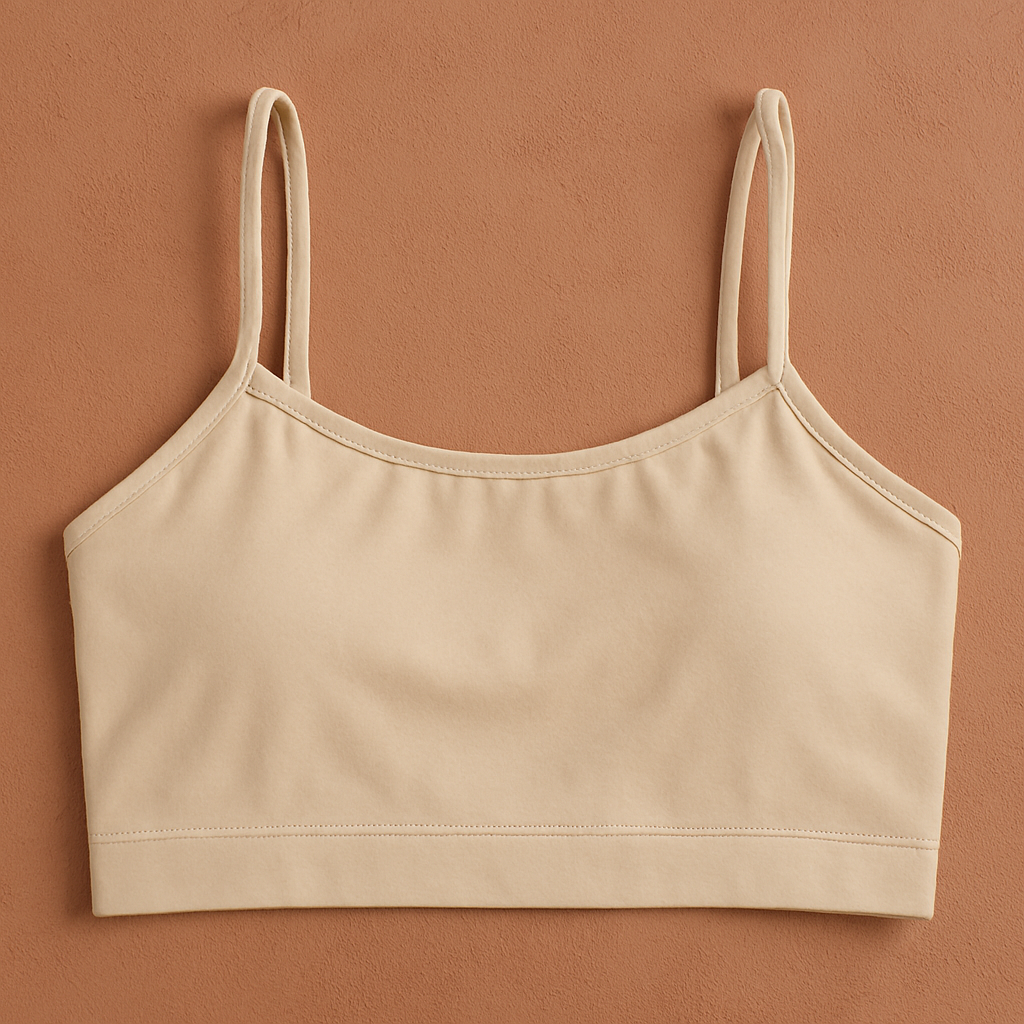 Teenagers�Malai Non-Padded Bra �Soft, Lightweight &amp; Comfortable Everyday Wear Lingerie, Plain Design in Beige, Sizes 28, 30, 32 - 28