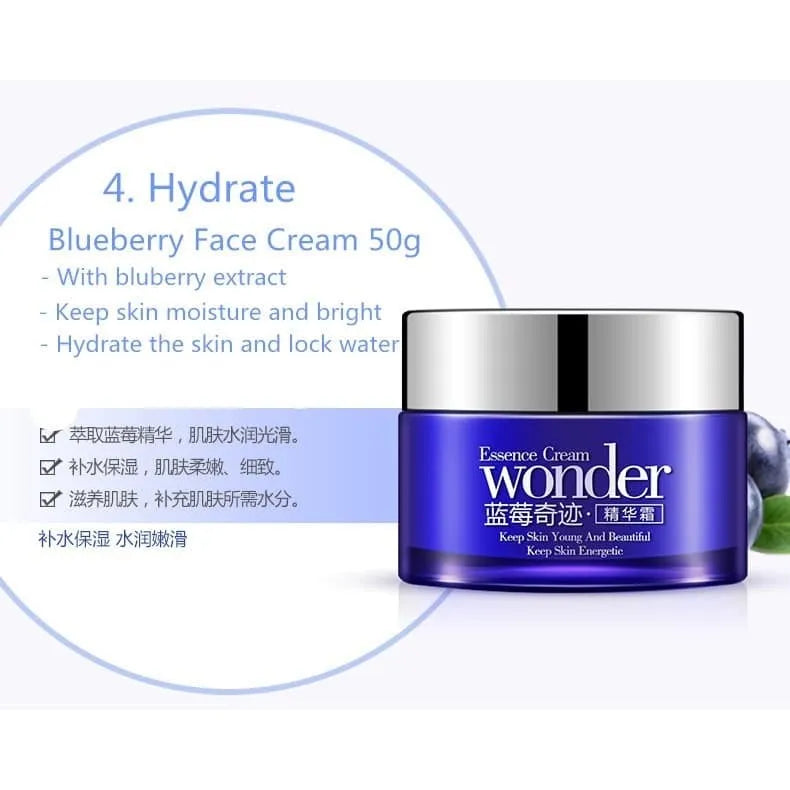BIOAQUA Natural Blueberry Wonder Moisturizing Face Cream 50g