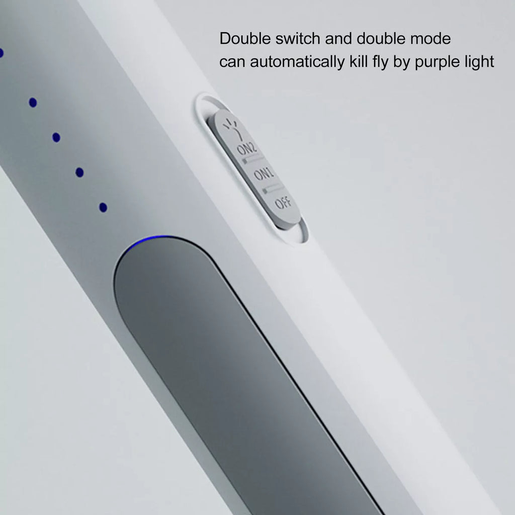 Rechargeable Electric Mosquito Killer Racket 2 In 1 LED Flash Light  (Random Color)