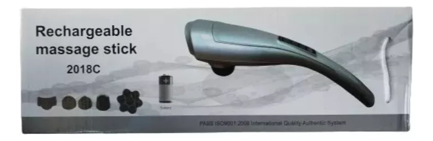 2018c Infrared Light Massager Rod �Non-Rechargeable Handheld Massager for Targeted Pain Relief and Relaxation ( Grey Color )