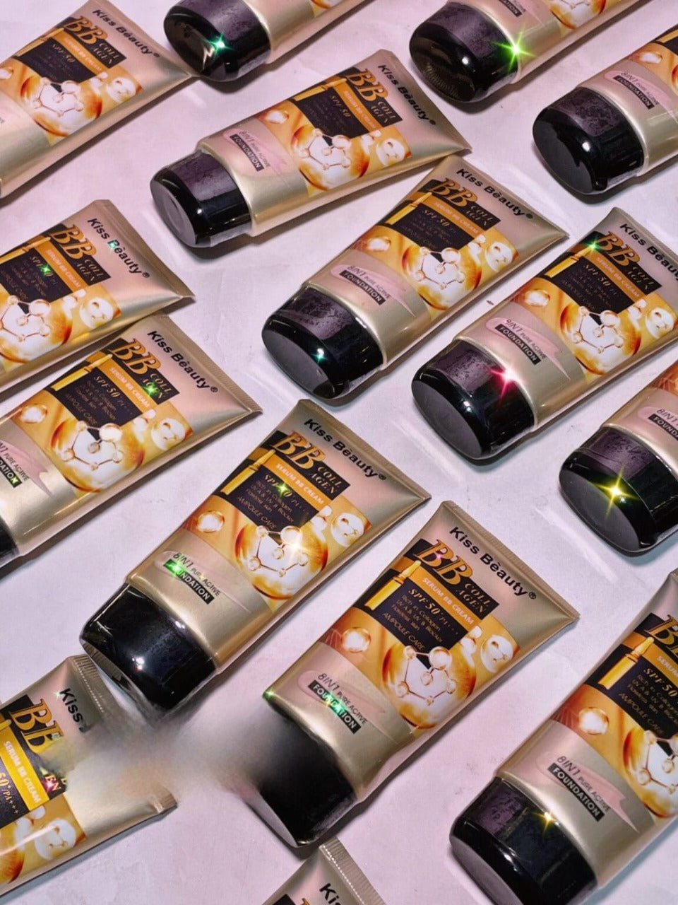 8-in-1 BB Collagen Liquid Foundation �Full Coverage, Long Lasting &amp; Hydrating (65ml, Shades 110 &amp; 115) - 110