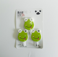 Pack Of 3 Self Adhesive Wall Hooks �Waterproof Cartoon Sticky homes for Home &amp; Kitchen | Heavy Duty Multipurpose Storage Hooks | Easy No-Drill Installation | Strong Adhesive for Glass, Wood, Plastic, Stainless Steel | (Random Color)
