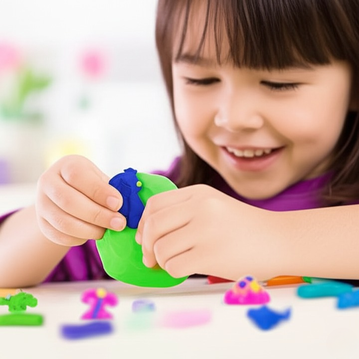 Modeling Clay Set for Kids and Adults �12 Vibrant Colors �Soft, Non-Sticky, Non-Drying Clay for Creative Arts, Crafts, Sculpting, and Educational Play �Safe and Easy to Use (Random Color)