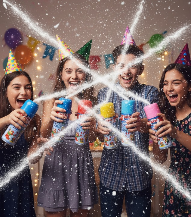 Pack of 2 Snow Spray for Party �100ml Each, Fun Celebration Spray for Birthdays, Weddings, New Year and Events