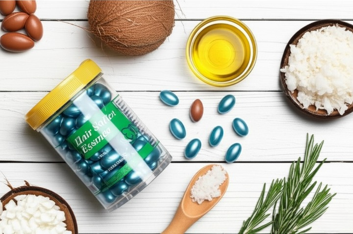 Hair Soften Essence Capsules �60 Softgel Capsules for Nourishing, Hydrating &amp; Softening All Hair Types