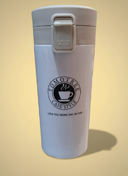 Hot &amp; Cold Stainless Steel Vacuum Flask �380ml | Double Wall Insulated Water Bottle | Leakproof Coffee &amp; Tea Thermos Travel Mug (Random Color)