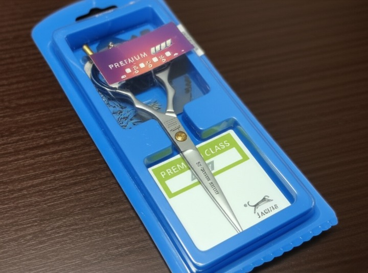 5.5�Professional Hair Cutting Scissors �Premium Stainless Steel Salon Shears with Finger Rest &amp; Adjustment Key