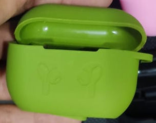 High Quality Soft Silicone Airpod Pro Case With Lock Rid (Random Color)