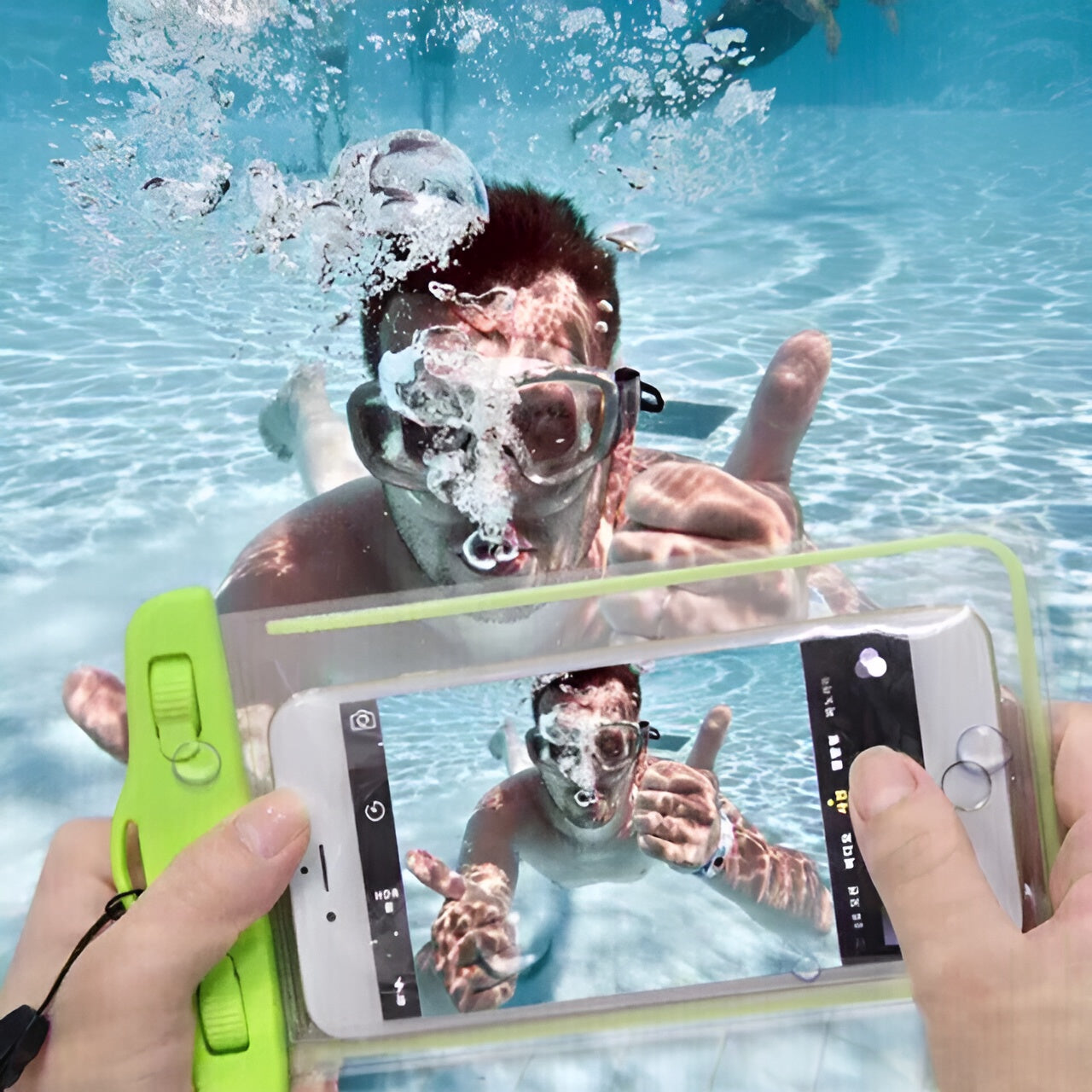 Universal Water Proof Mobile Pouch - Random color