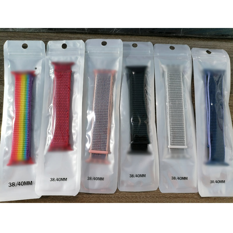 Apple Nylon Watch Strap (Random Color &amp; Design) - 38