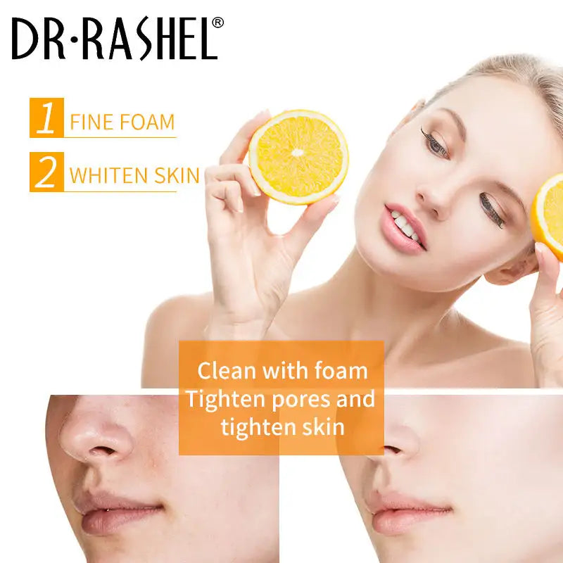 DR RASHEL Vitamin C Brightening Face Wash | Brightening Lightening Facial Clean - 100g