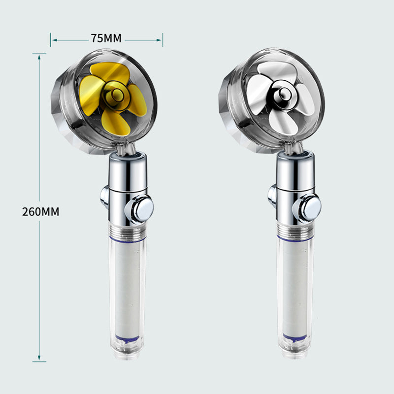 Pressurized Shower Head Turbine Shower Accessories One – photo 3