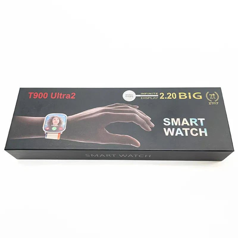 Upgraded Model T900 *Ultra2 Smart Watch with Charger (Box Pack) (Mix/Random color)