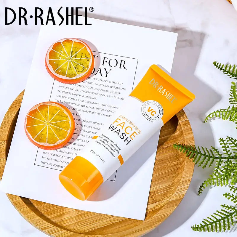 DR RASHEL Vitamin C Brightening Face Wash | Brightening Lightening Facial Clean - 100g