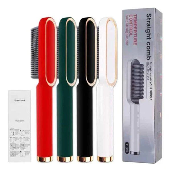 HQT-909B Hair Straightener Ceramic Heated Hair Brush – photo 1