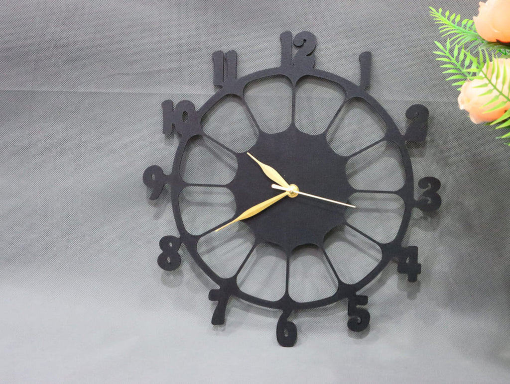 Retro Design 3D Wooden wall clock – photo 3