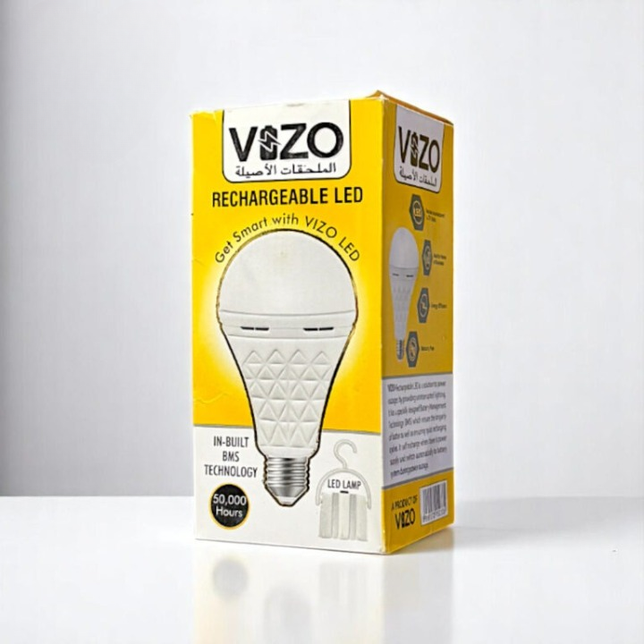 AC/DC LED Emergency Bulb �15W (Auto-Charging + Dual Mode) | Best Quality Light Bulb | Bulb For Home &amp; Office - Rechargeable Bulb